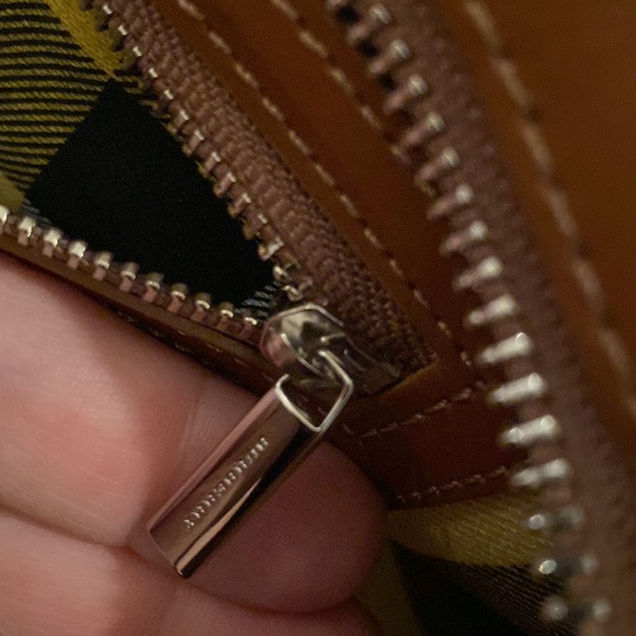 Burberry straw and leather handbag satchel - Picture 8 of 10